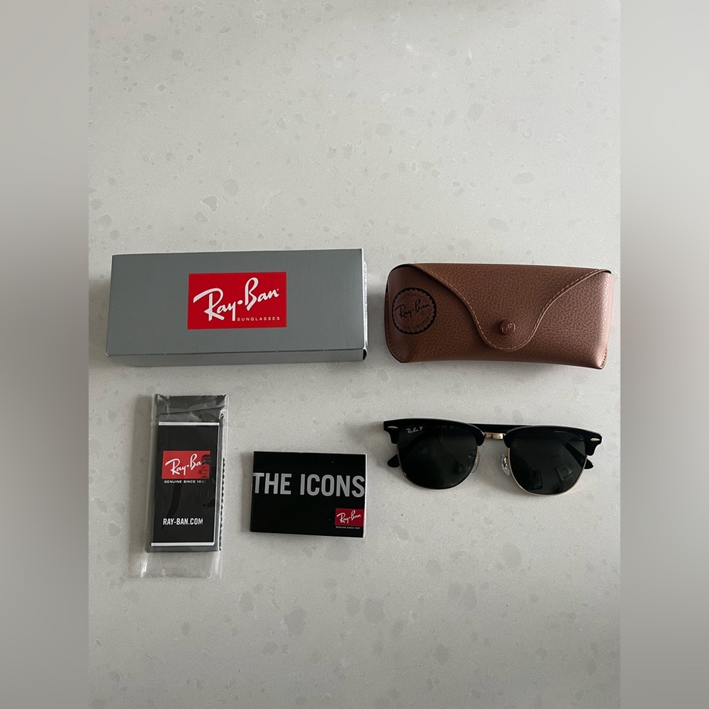 Ray-Ban Gray Sunglasses Packaging Set